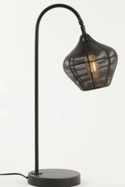 Light en Living Tafellamp 27x20x61 cm ALVARO mat zwart