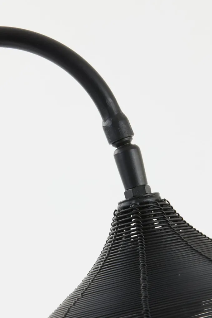 Light en Living Tafellamp 27x20x61 cm ALVARO mat zwart
