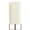 Light en Living Tafellamp 21,5X21,5X50,5 Cm WYN hout D Bruin+Boucl Creme