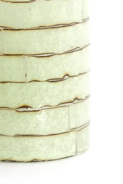 Light en Living Theelicht DRONERI Ø10x13 cm – Glas Helder + Mintgroen | Light & Living