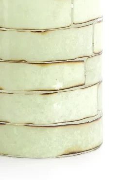 Light en Living Theelicht Ø14x20 cm DRONERI glas helder+mint groen