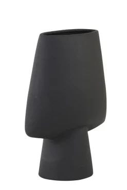 Light en Living Vaas deco CIARA keramiek zwart 23x12,5x30 cm