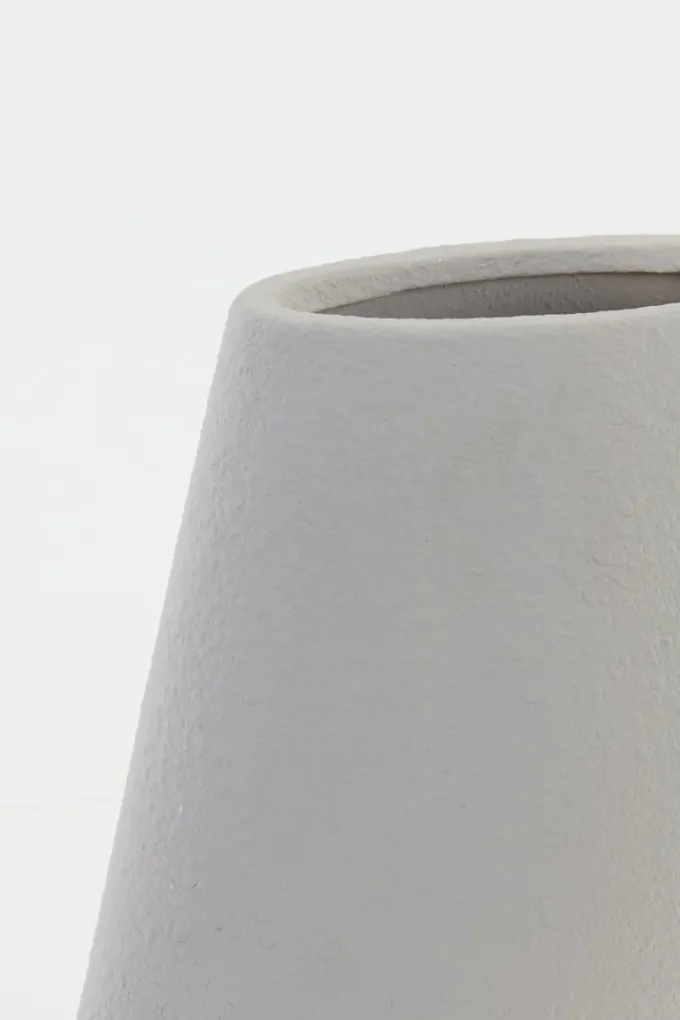 Light en Living Vaas deco CIARA keramiek grijs - 2 maten