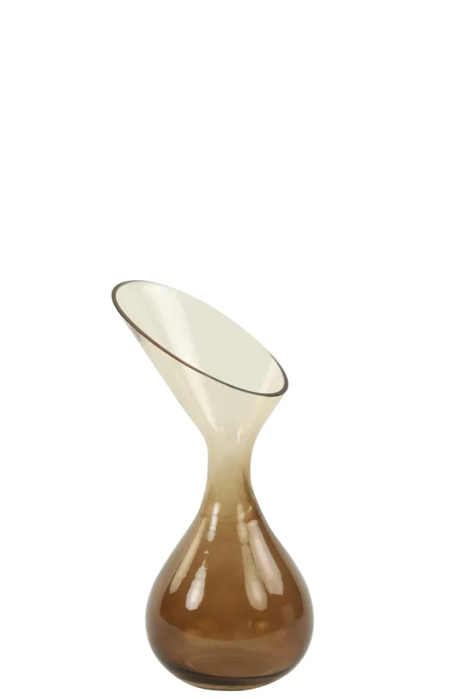 Light en Living Vaas deco Herley bruin - 2 maten