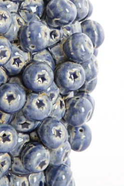 Light en Living Vaas deco Ø20X22,5 cm BERRIES keramiek donkerblauw