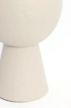 Light en Living Vaas deco Ø30x75 cm CHEDI mat licht grijs