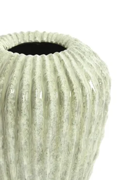 Light en Living Vaas deco Ø29x37 cm CACTI shiny mint groen