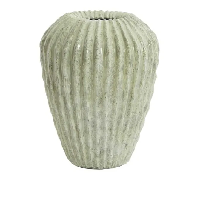 Light en Living Vaas deco Ø29x37 cm CACTI shiny mint groen