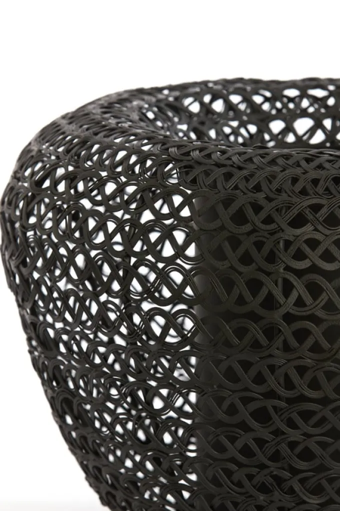Light en Living Vaas deco Ø42x33 cm FINOU mat zwart - Light & Living