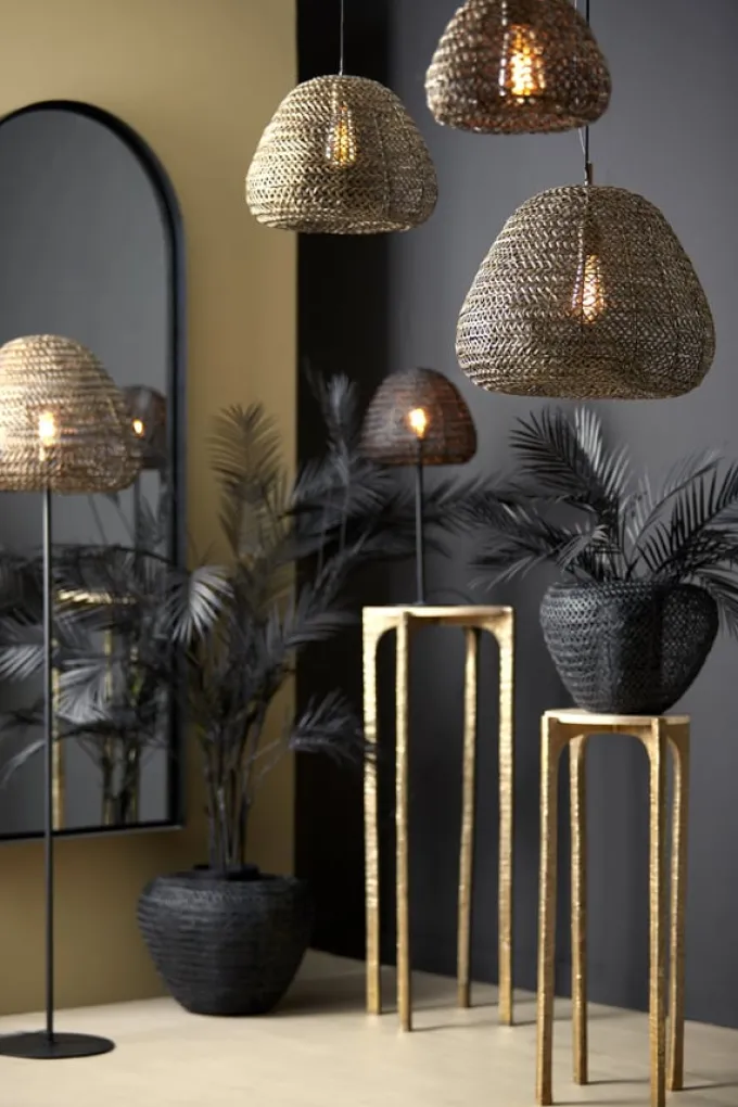 Light en Living Vaas deco Ø42x33 cm FINOU mat zwart - Light & Living