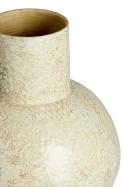 Light en Living Vaas deco Ø24x38 cm GIRONA bamboo creme