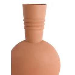 Light en Living Vaas deco Ø14x40 cm KAVANSI mat terra-roze