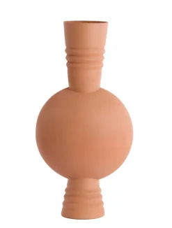 Light en Living Vaas deco Ø21x60 cm KAVANSI mat terra-roze