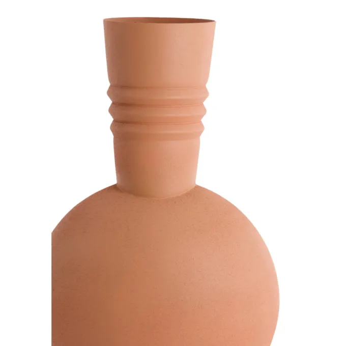 Light en Living Vaas deco Ø21x60 cm KAVANSI mat terra-roze