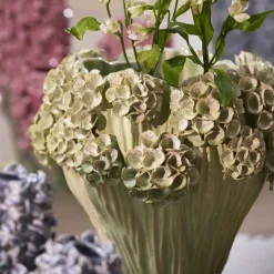 Light en Living Vaas deco Ø38x32 cm LUSERNA keramiek mint groen