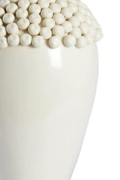 Light en Living Vaas deco Ø32x43,5 cm LOVRO keramiek crème