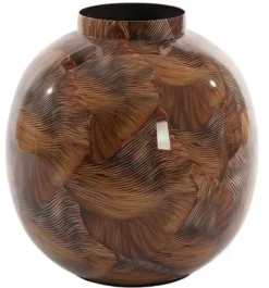 Light en Living Vaas deco Ø26x27 cm MILOS bruin-licht bruin