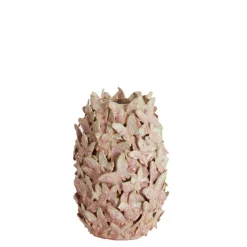 Light en Living Vaas deco Ø17x26 cm MARIPOSA keramiek roze