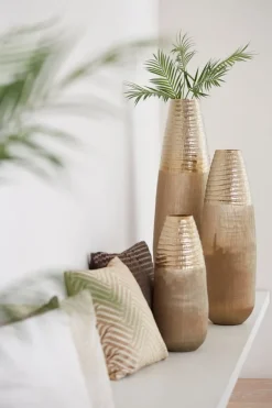 Light en Living Vaas deco Ø20x51 cm MAZAN goud