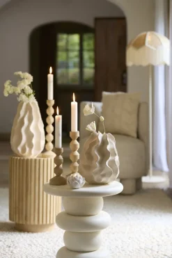 Light en Living Vaas Deco Ø22,5X37,5 cm NELANI mat crème