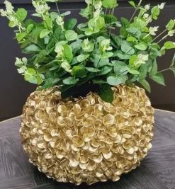 Light en Living Vaas deco Ø38x23 cm PHYLIA goud