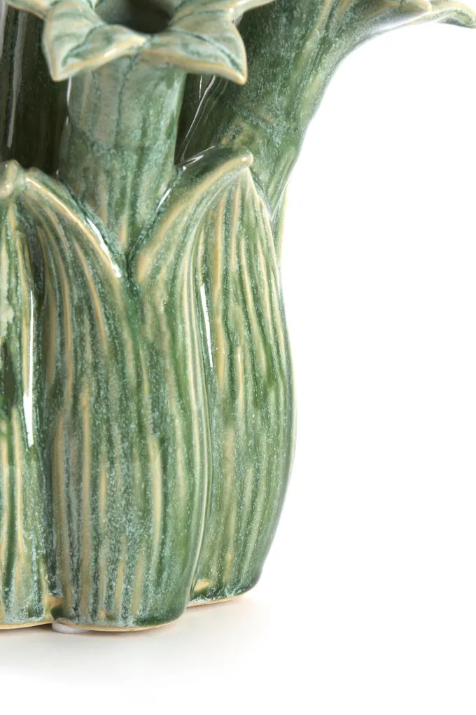 Light en Living Vaas deco Ø26,5x28 cm SAMPAGA Keramiek blauw - groen