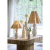 Light en Living Vaas deco Ø8,5x20 cm SESTO keramiek mat crème