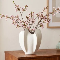 Light en Living Vaas deco Ø31x34 cm TOPITA keramiek wit