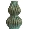 Light en Living Vaas deco Ø19x31,5 cm VANIA keramiek blauw