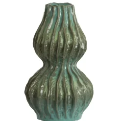 Light en Living Vaas deco Ø19x31,5 cm VANIA keramiek blauw