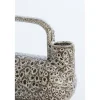 Light en Living Vaas deco 25x14x24 cm SERRES keramiek crème+zwart