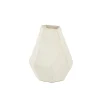 Light en Living Vaas deco 25x21x30,5 cm POVINA keramiek crème