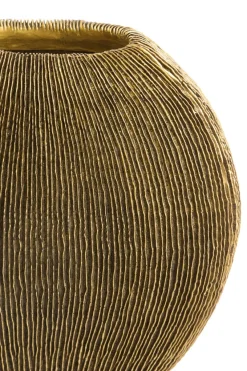 Light en Living Vaas deco 41x13x39,5 cm BUBIO antiek brons