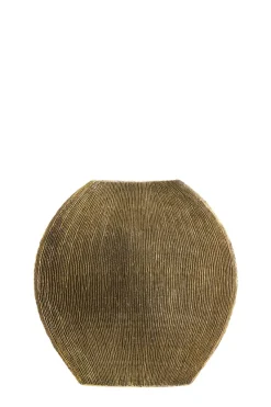 Light en Living Vaas deco 41x13x39,5 cm BUBIO antiek brons