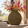 Light en Living Vaas deco 50x15x50 cm BUBIO antiek brons