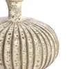 Light en Living Vaas deco 23x22x32,5 cm NEVANO mat donkerbruin + creme