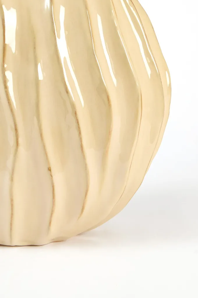 Light en Living Vaas deco 41x20x42 cm PODURI keramiek licht bruin