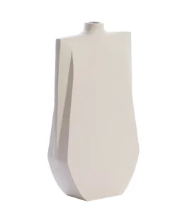 Light en Living Vaas deco 21x7,5x41 cm MAKAHA crème