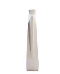 Light en Living Vaas deco 21x7,5x41 cm MAKAHA crème