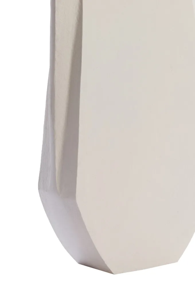 Light en Living Vaas deco 21x7,5x41 cm MAKAHA crème