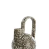 Light en Living Vaas deco 16x15,5x26 cm SERRES keramiek creme + zwart