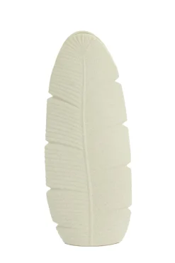 Light en Living Vaas Deco 16X10X38,5 cm LOU keramiek mat creme