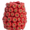 Light en Living Vaas deco 34x33x37 cm TAMINA keramiek rood