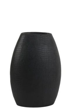 Light en Living Vaas deco 35x20,5x49,5 cm MAMBAS zwart