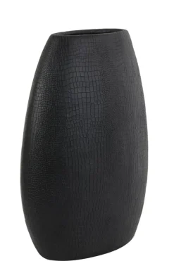 Light en Living Vaas deco 35x20,5x49,5 cm MAMBAS zwart