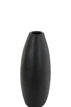 Light en Living Vaas deco 35x20,5x49,5 cm MAMBAS zwart