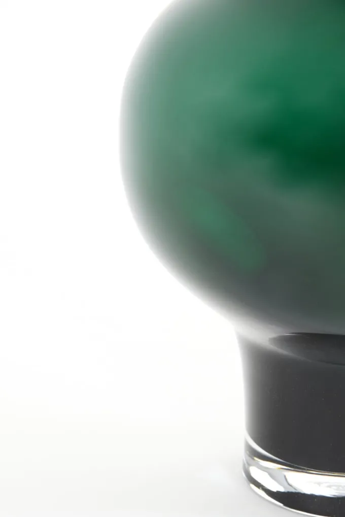 Light en Living Vaas KAELA glas groen - 2 maten