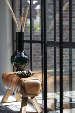 Light en Living Vaas KAELA glas groen - 2 maten