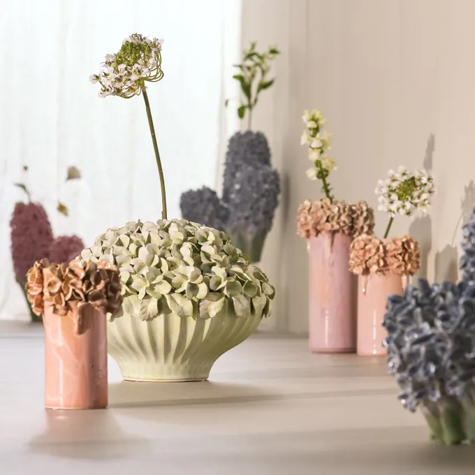 Light en Living Vaas LIRIEN Ø31,5x23 cm mintgroen keramiek | Light & Living