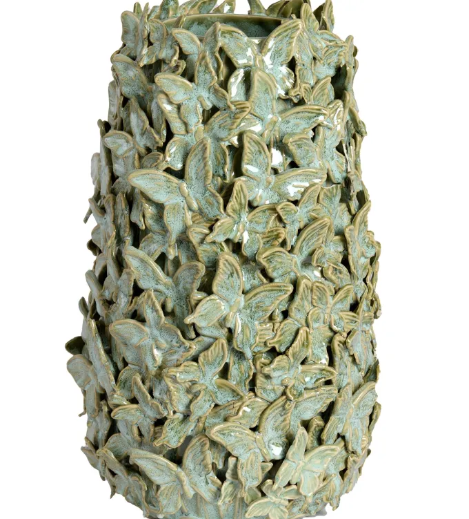 Light en Living Vaas MARIPOSA Ø23x36,5 cm mintgroen keramiek | Light & Living